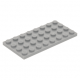 LEGO lapos elem 4x8, világosszürke (3035)